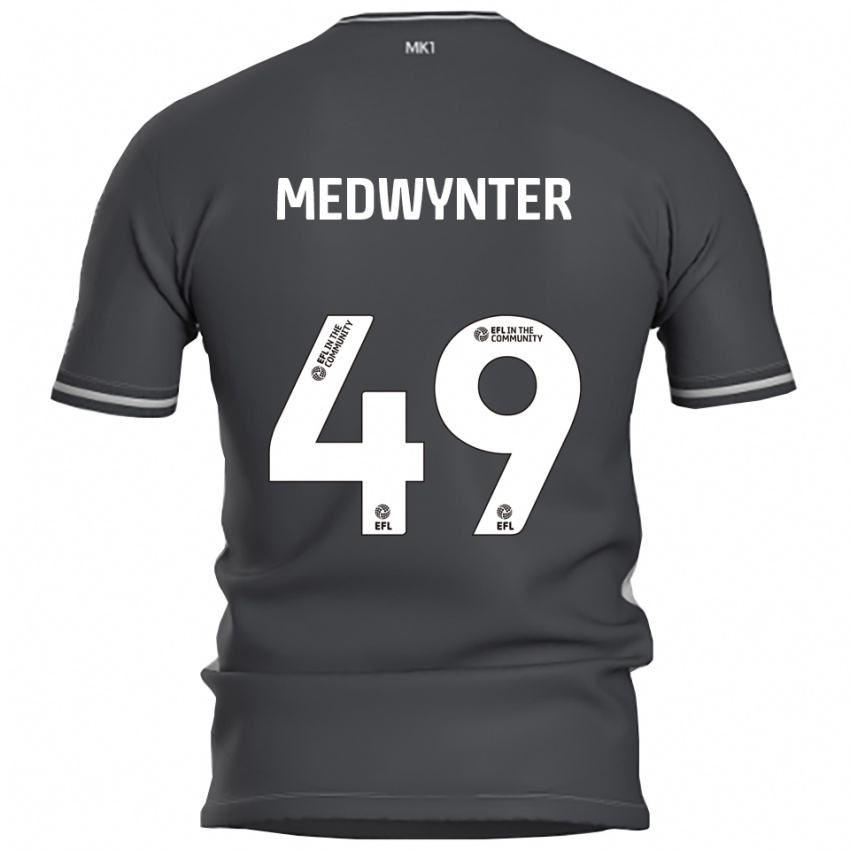 גברים צ׳ייס קראליס מדוינטר #49 אפור כסוף הרחק ג'רזי 2025/26 חולצה קצרה