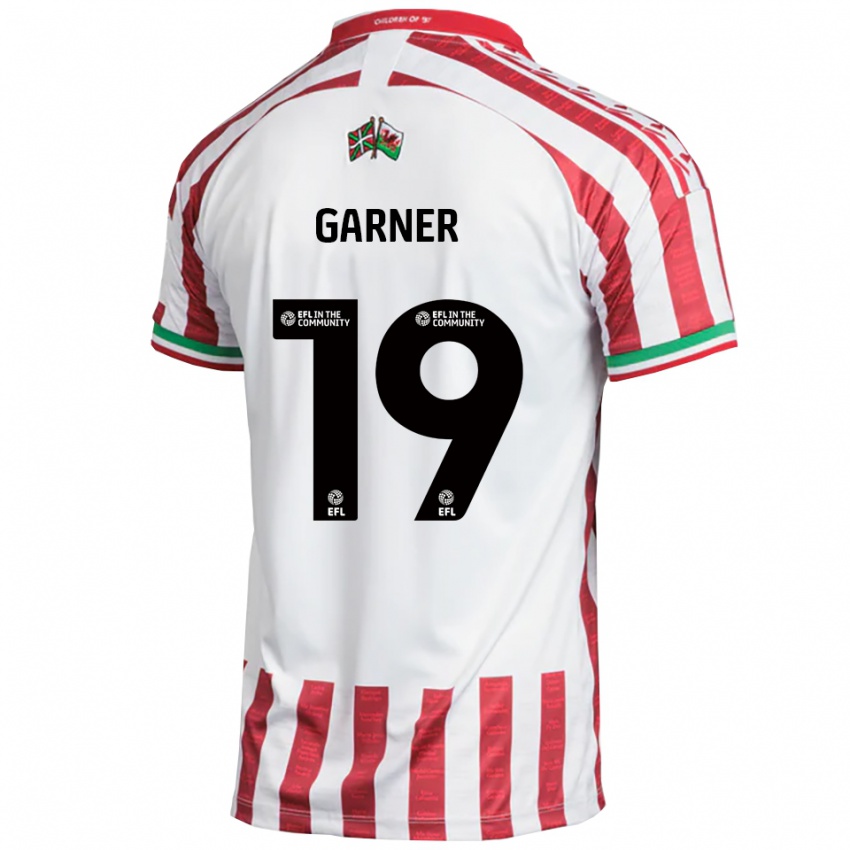 גברים ג׳רארד גארנר #19 אדום לבן הרחק ג'רזי 2025/26 חולצה קצרה