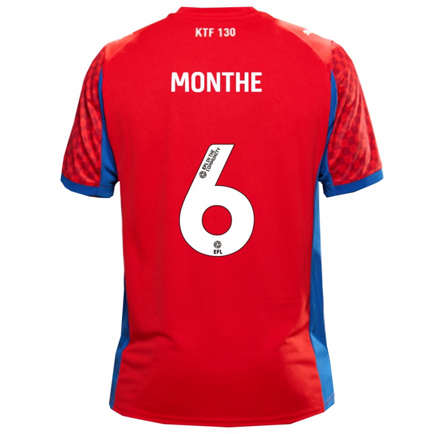 גברים מאני מונטה #6 אדום כחול הרחק ג'רזי 2025/26 חולצה קצרה