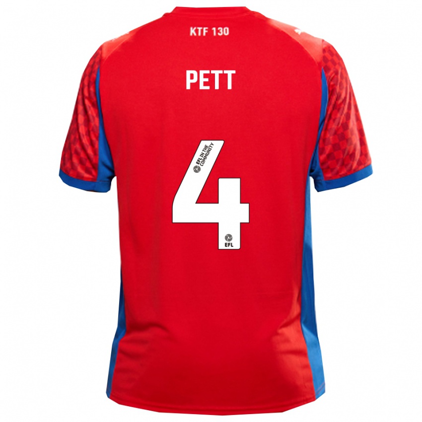 גברים טום פט #4 אדום כחול הרחק ג'רזי 2025/26 חולצה קצרה