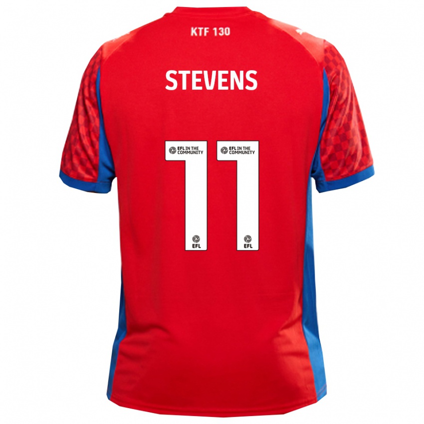 גברים ג'ק סטיבנס #11 אדום כחול הרחק ג'רזי 2025/26 חולצה קצרה