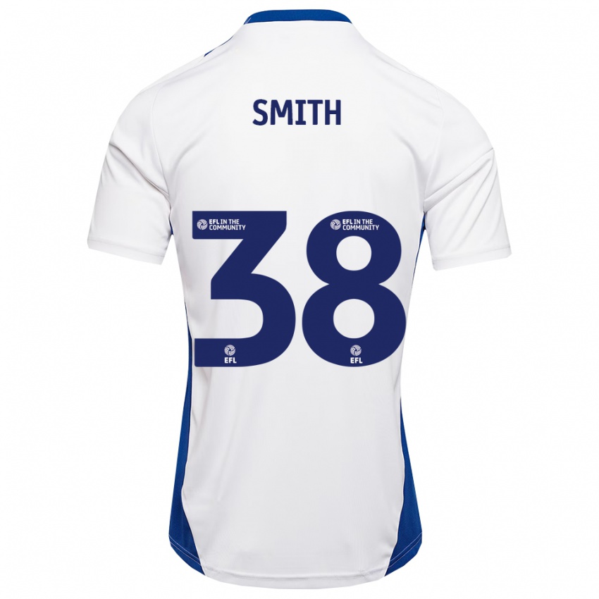 גברים Sam Smith #38 לבן כחול הרחק ג'רזי 2025/26 חולצה קצרה