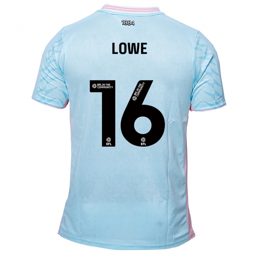גברים Jason Lowe #16 תכלת ורוד הרחק ג'רזי 2025/26 חולצה קצרה