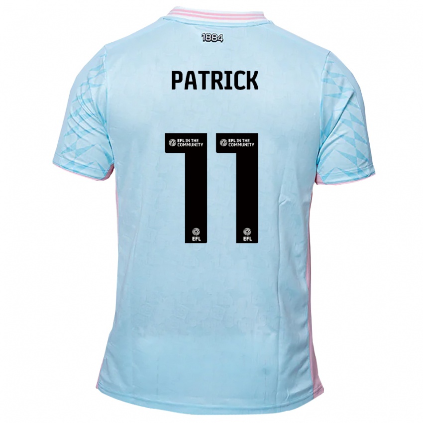 גברים עומארי פטריק #11 תכלת ורוד הרחק ג'רזי 2025/26 חולצה קצרה