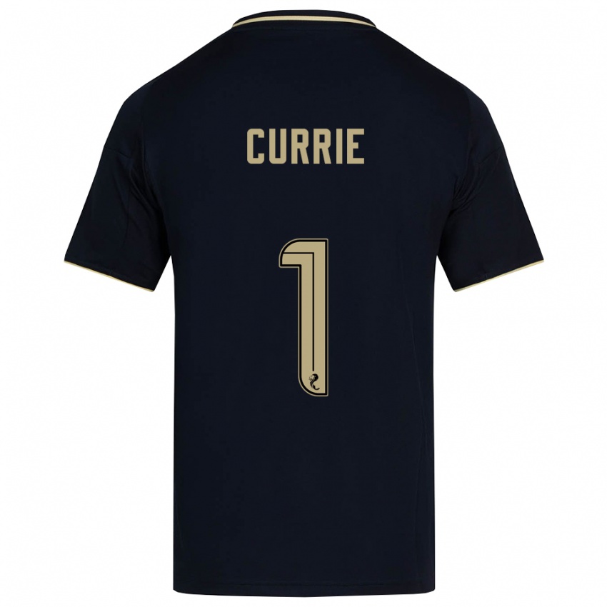גברים Jennifer Currie #1 כחול נייבי זהב הרחק ג'רזי 2025/26 חולצה קצרה