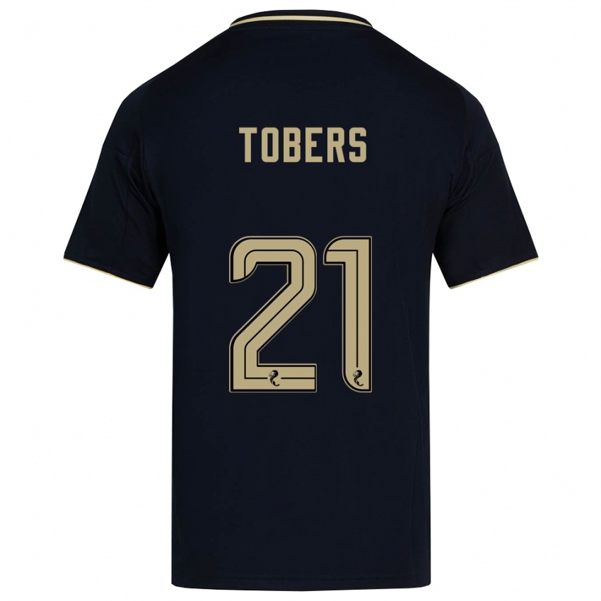 גברים קריסטרס טוברס #21 כחול נייבי זהב הרחק ג'רזי 2025/26 חולצה קצרה