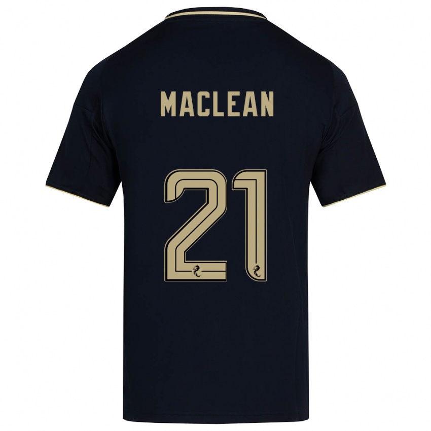 גברים Miriam Maclean #21 כחול נייבי זהב הרחק ג'רזי 2025/26 חולצה קצרה