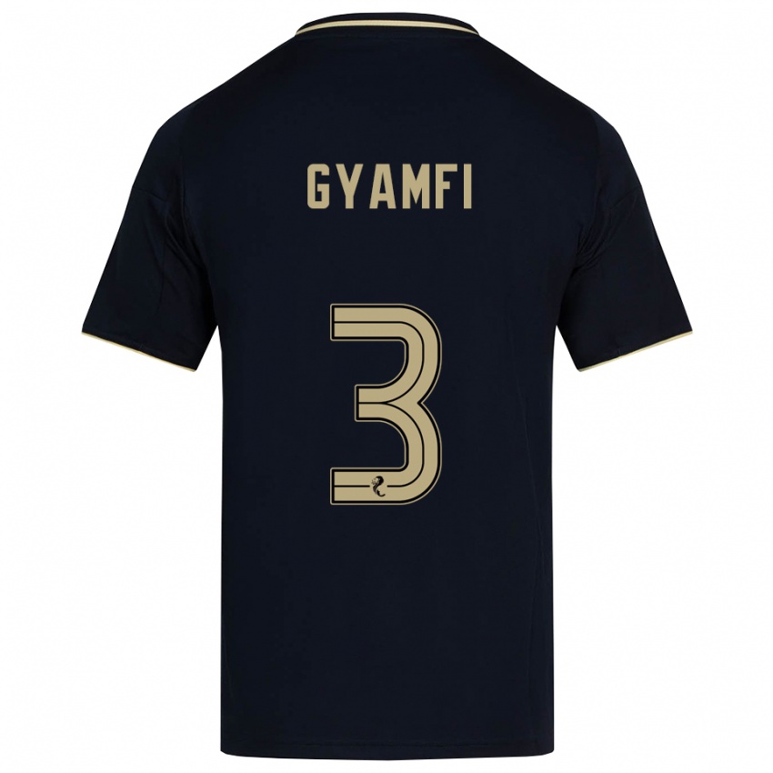 גברים עמנואל גיאמפי #3 כחול נייבי זהב הרחק ג'רזי 2025/26 חולצה קצרה