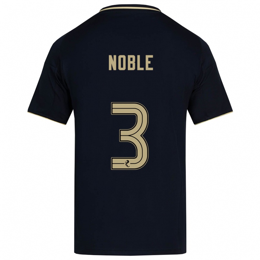 גברים ניאם נובל #3 כחול נייבי זהב הרחק ג'רזי 2025/26 חולצה קצרה