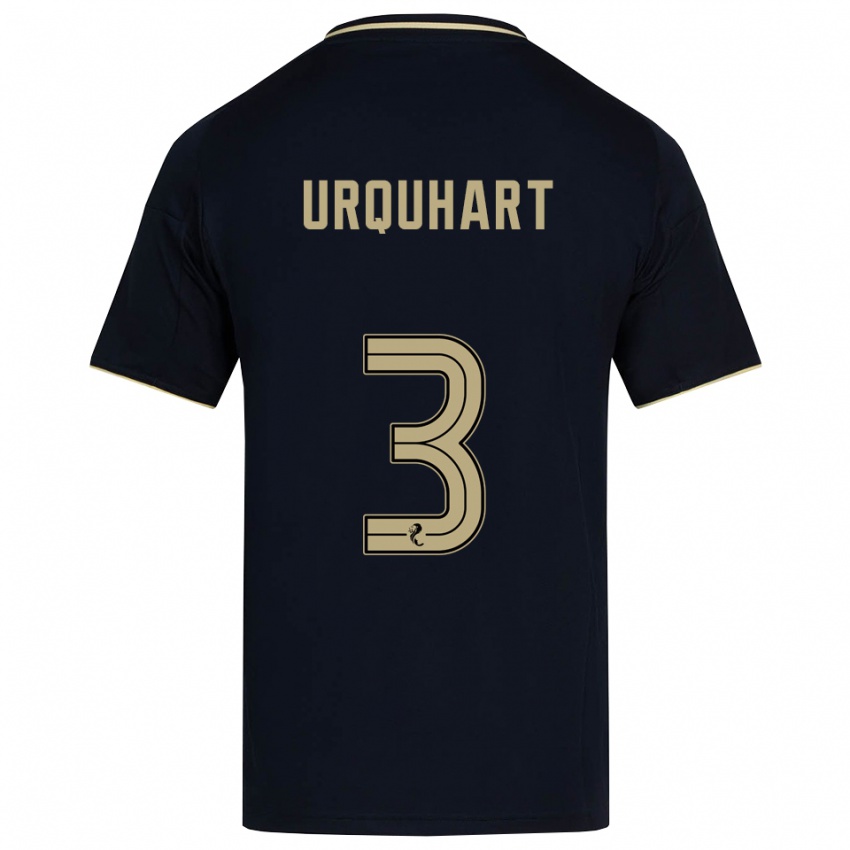 גברים מילי ארקהרט #3 כחול נייבי זהב הרחק ג'רזי 2025/26 חולצה קצרה