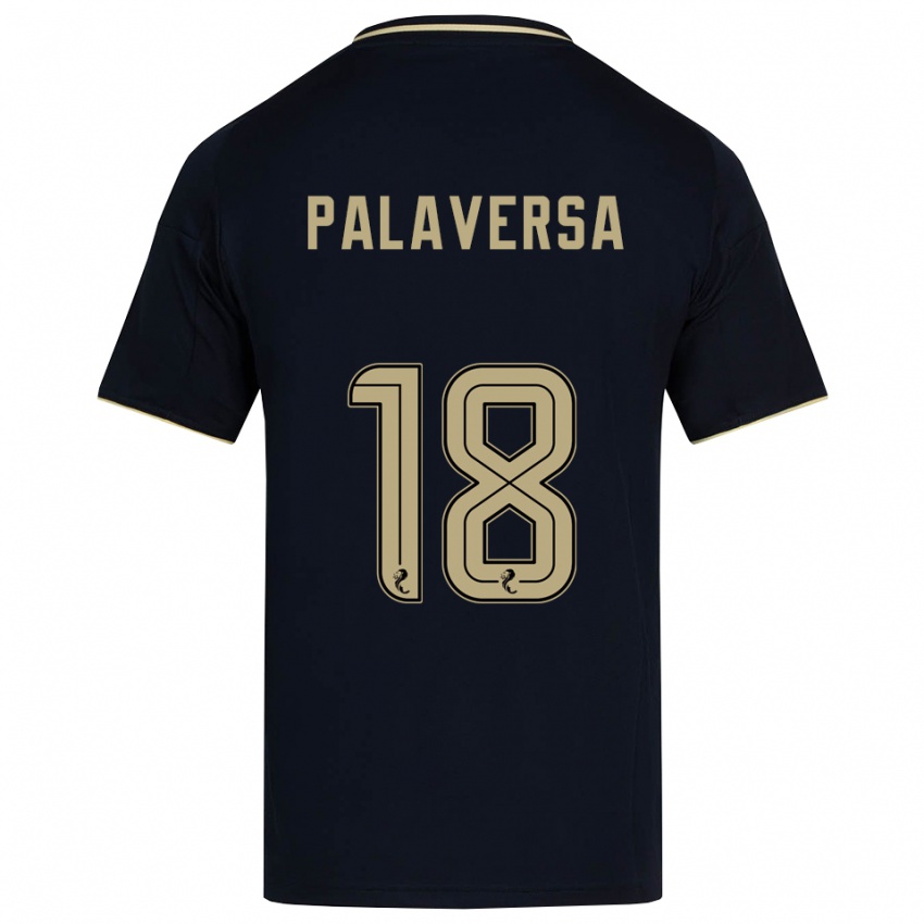גברים אנטה פאלאוורסה #18 כחול נייבי זהב הרחק ג'רזי 2025/26 חולצה קצרה