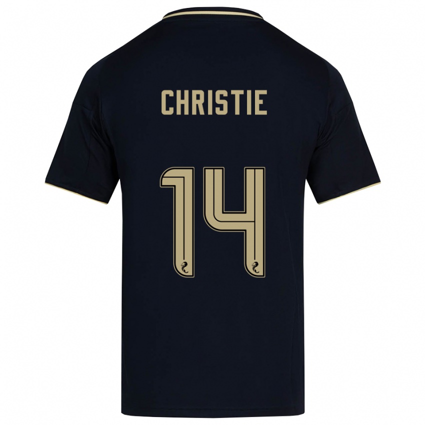 גברים מייה כריסטי #14 כחול נייבי זהב הרחק ג'רזי 2025/26 חולצה קצרה