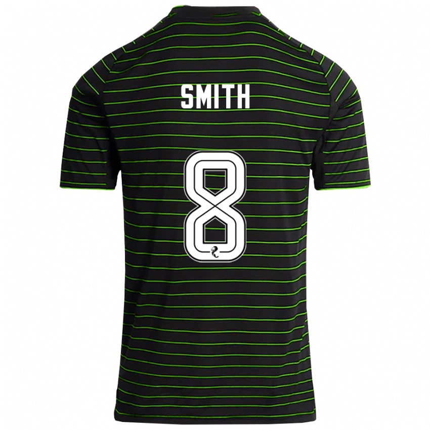 גברים ג'ני סמית' #8 שחור ירוק הרחק ג'רזי 2025/26 חולצה קצרה
