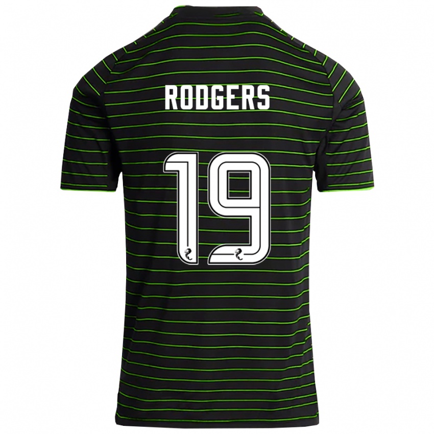 גברים Lisa Rodgers #19 שחור ירוק הרחק ג'רזי 2025/26 חולצה קצרה