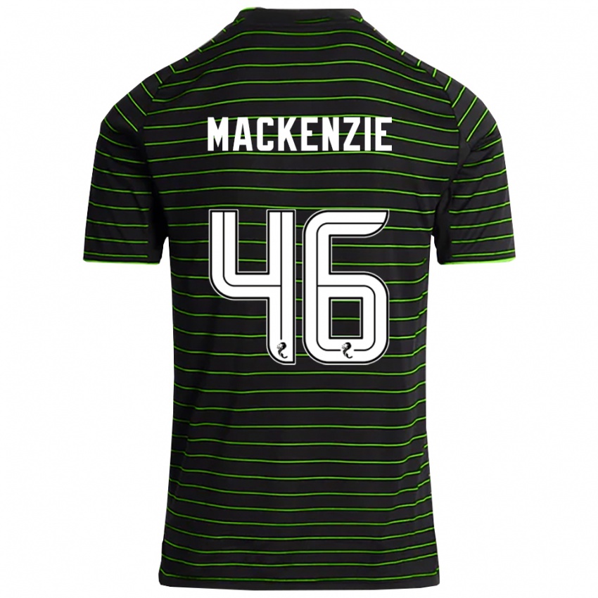 גברים מגנוס מקנזי #46 שחור ירוק הרחק ג'רזי 2025/26 חולצה קצרה