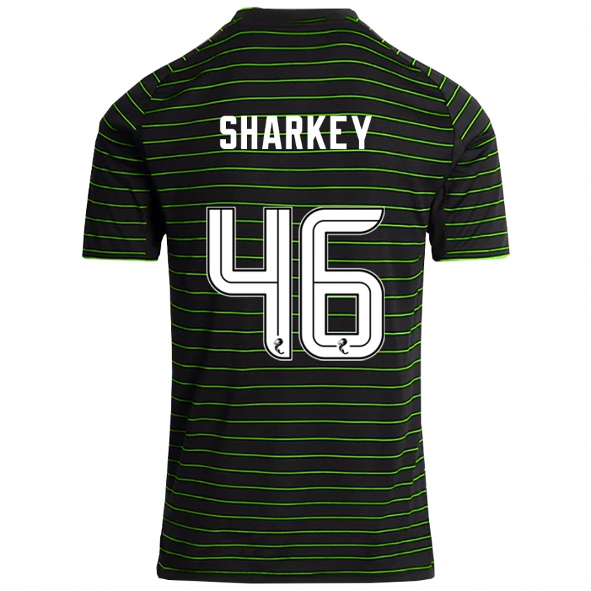 גברים איימי שארקי #46 שחור ירוק הרחק ג'רזי 2025/26 חולצה קצרה
