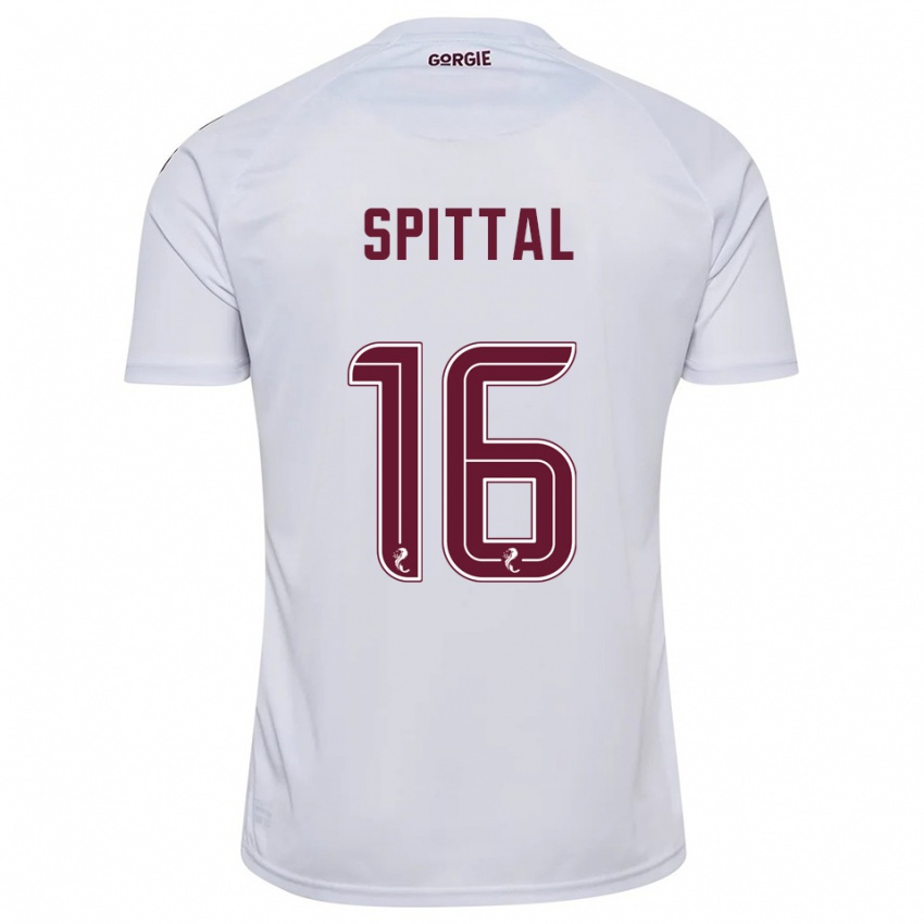 גברים בלייר ספיטל #16 לבן בורדו הרחק ג'רזי 2025/26 חולצה קצרה