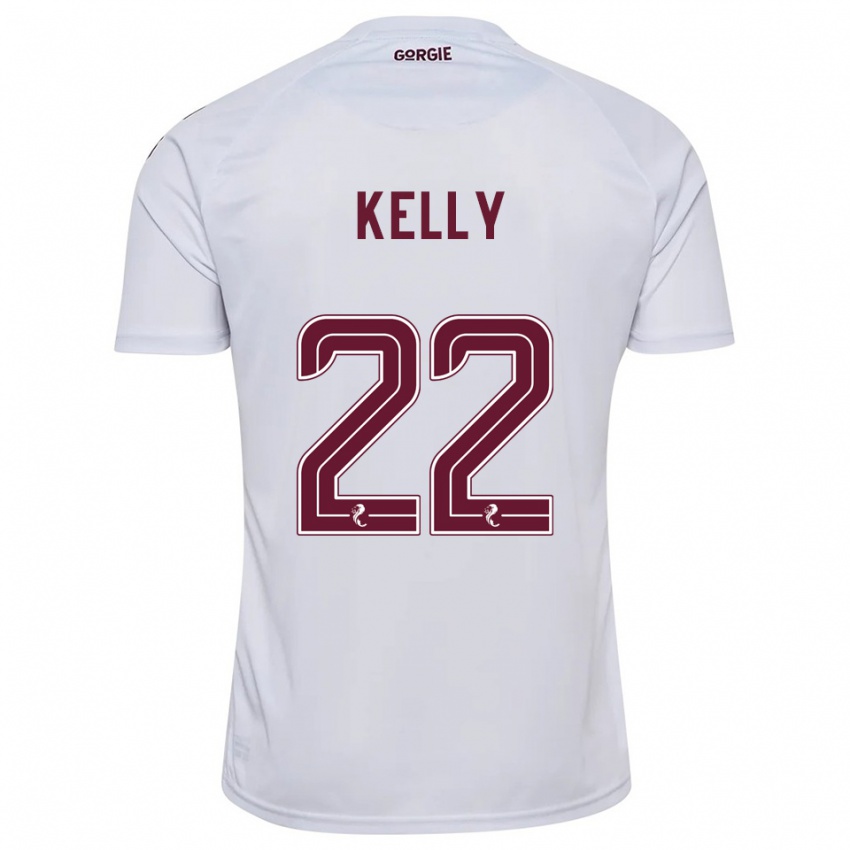 גברים Ryan Kelly #22 לבן בורדו הרחק ג'רזי 2025/26 חולצה קצרה