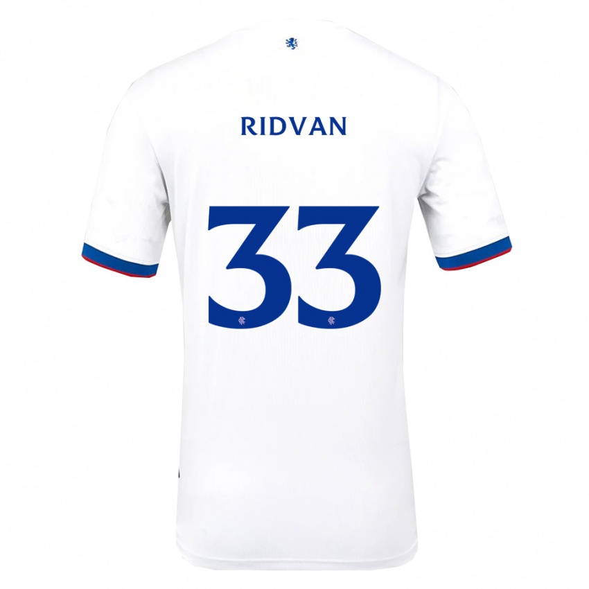 גברים רידוואן יילמאז #33 לבן אדום כחול הרחק ג'רזי 2025/26 חולצה קצרה