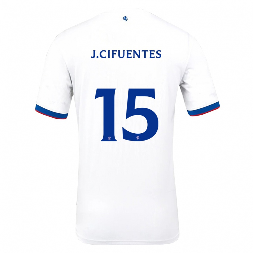 גברים חוסה סיפואנטס #15 לבן אדום כחול הרחק ג'רזי 2025/26 חולצה קצרה