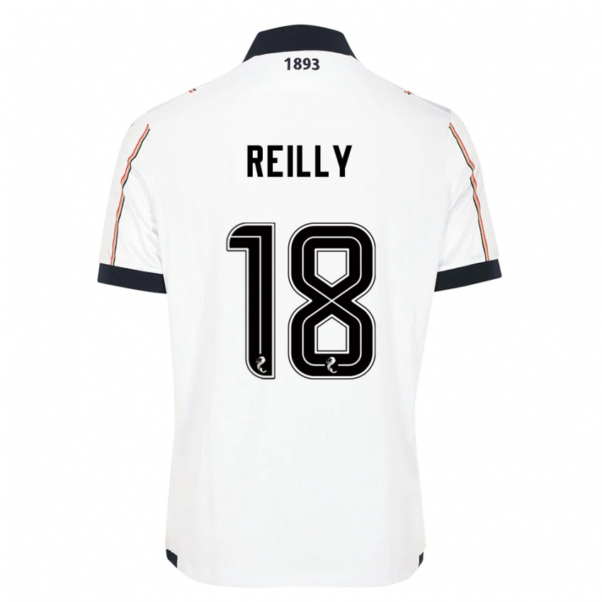 גברים צ'ארלי ריילי #18 לבן כחול נייבי אדום הרחק ג'רזי 2025/26 חולצה קצרה