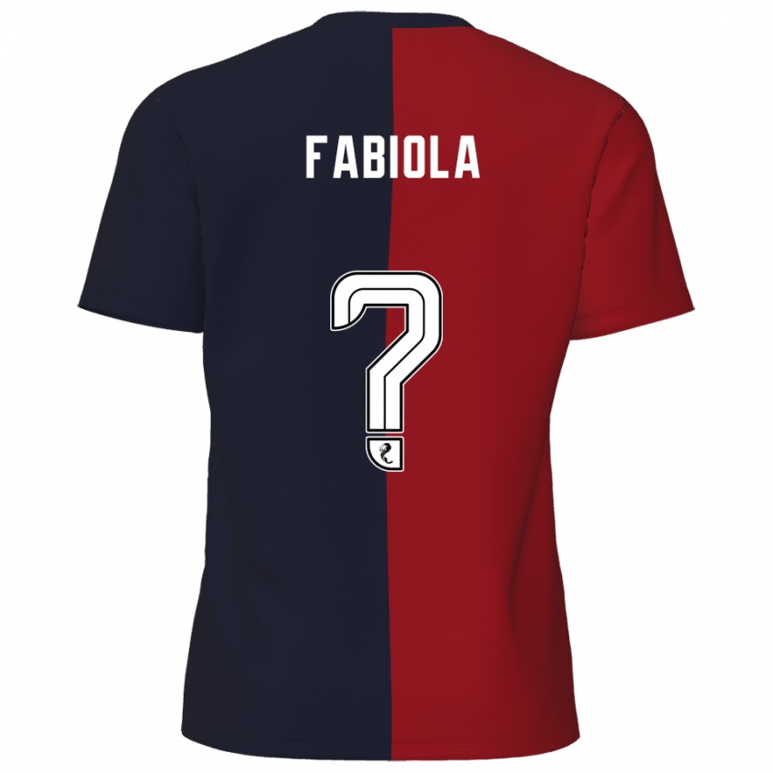 גברים Fabiola Sanchez #0 אדום כחול נייבי הרחק ג'רזי 2025/26 חולצה קצרה