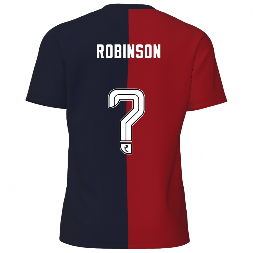 גברים Abby Robinson #0 אדום כחול נייבי הרחק ג'רזי 2025/26 חולצה קצרה