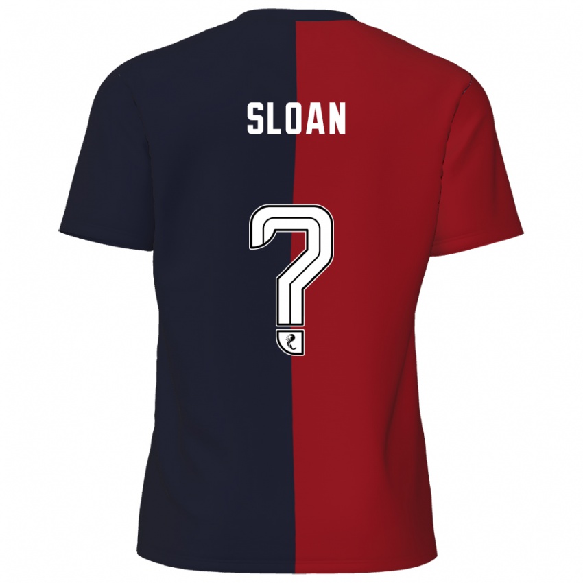 גברים Lauren Sloan #0 אדום כחול נייבי הרחק ג'רזי 2025/26 חולצה קצרה