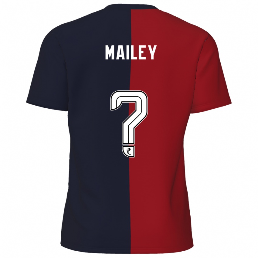 גברים Cara Mailey #0 אדום כחול נייבי הרחק ג'רזי 2025/26 חולצה קצרה