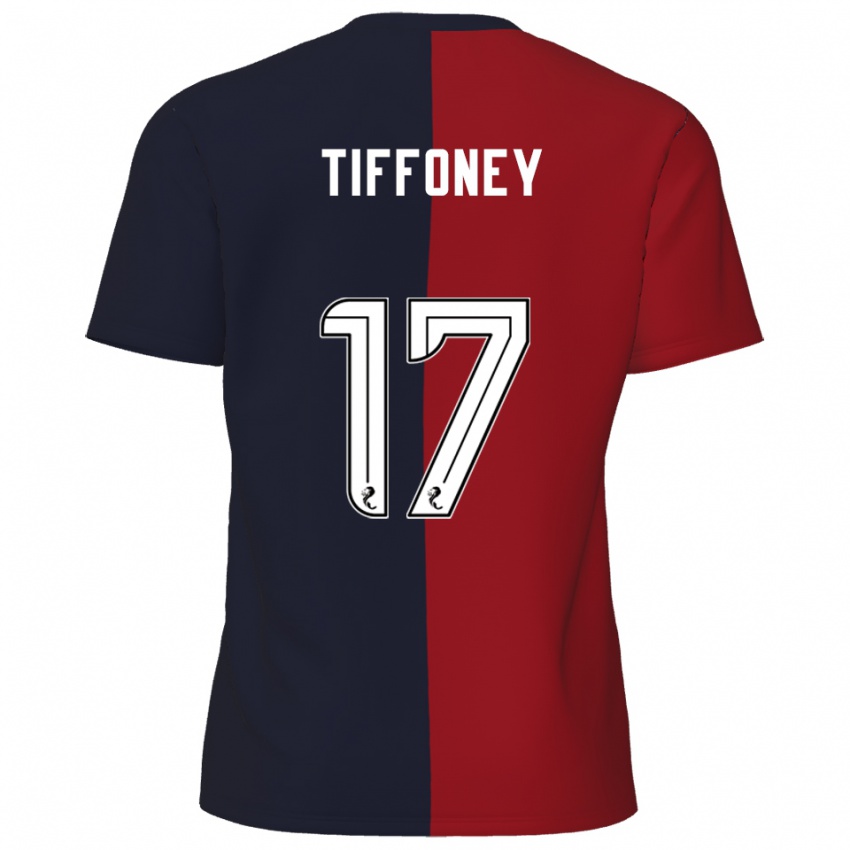 גברים סקוט טיפוני #17 אדום כחול נייבי הרחק ג'רזי 2025/26 חולצה קצרה