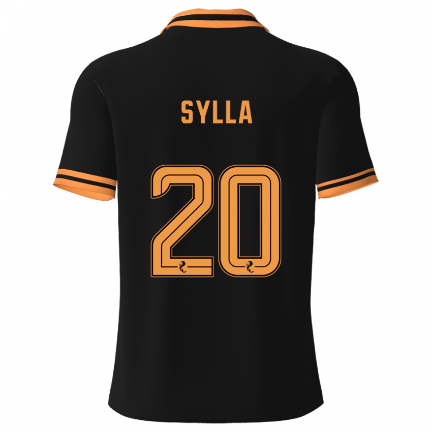 גברים מוחמד סילה #20 שחור צהוב הרחק ג'רזי 2025/26 חולצה קצרה