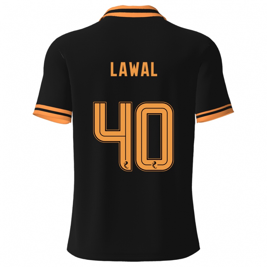 גברים סמסון לאוואל #40 שחור צהוב הרחק ג'רזי 2025/26 חולצה קצרה