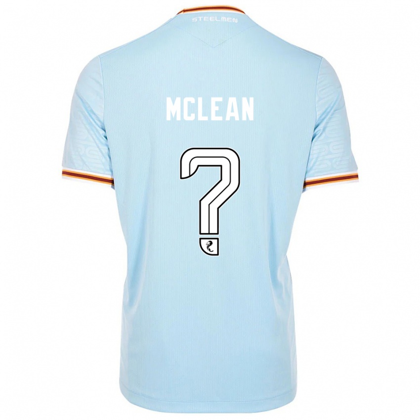 גברים Harry Mclean #0 תכלת הרחק ג'רזי 2025/26 חולצה קצרה