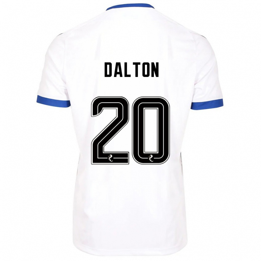 גברים Sean Dalton #20 לבן כחול הרחק ג'רזי 2025/26 חולצה קצרה