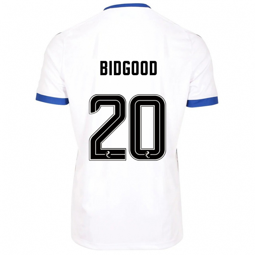 גברים Aoife Bidgood #20 לבן כחול הרחק ג'רזי 2025/26 חולצה קצרה