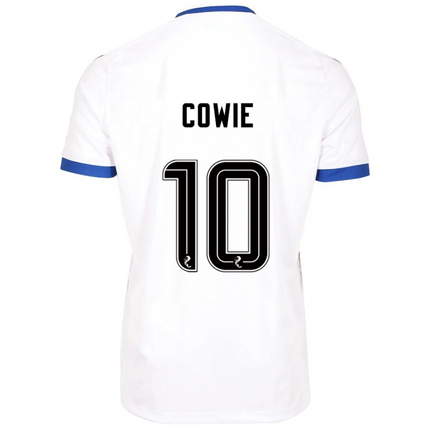 גברים Ellie-May Cowie #10 לבן כחול הרחק ג'רזי 2025/26 חולצה קצרה