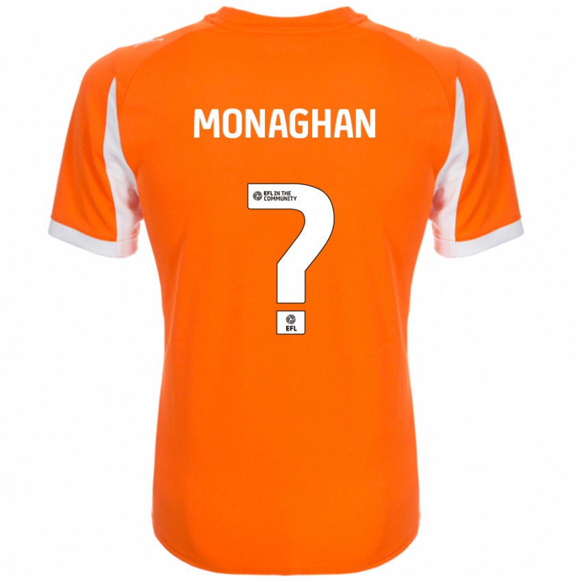 נשים Kayleigh Monaghan #0 כתום לבן ג'רזי ביתית 2025/26 חולצה קצרה