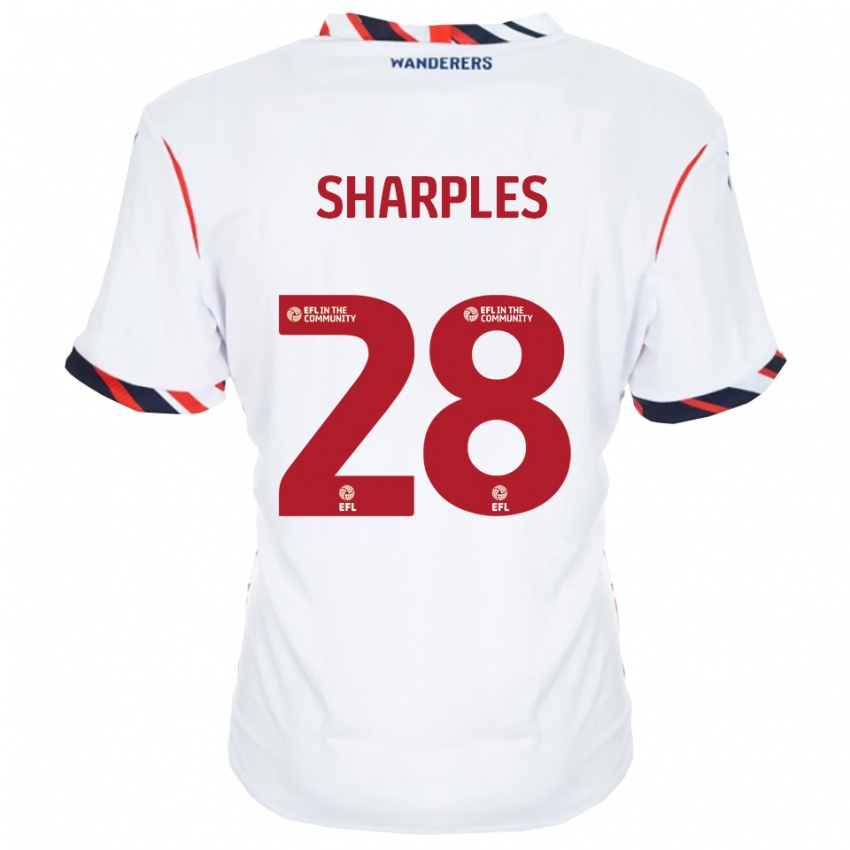 נשים סוני שארפלס #28 לבן אדום ג'רזי ביתית 2025/26 חולצה קצרה