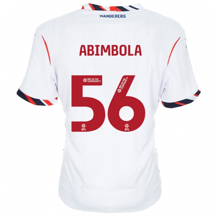 נשים אופאולובה דייוויד אבימבולה #56 לבן אדום ג'רזי ביתית 2025/26 חולצה קצרה