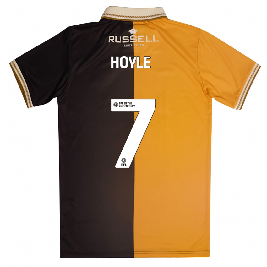 נשים Farrah Hoyle #7 צהוב שחור ג'רזי ביתית 2025/26 חולצה קצרה