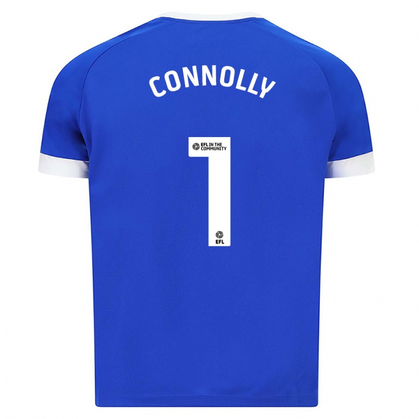 נשים דייזי קונולי #1 כחול לבן ג'רזי ביתית 2025/26 חולצה קצרה