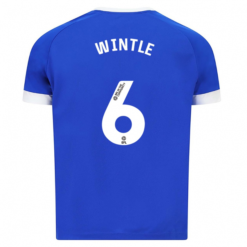 נשים ראיין וינטל #6 כחול לבן ג'רזי ביתית 2025/26 חולצה קצרה