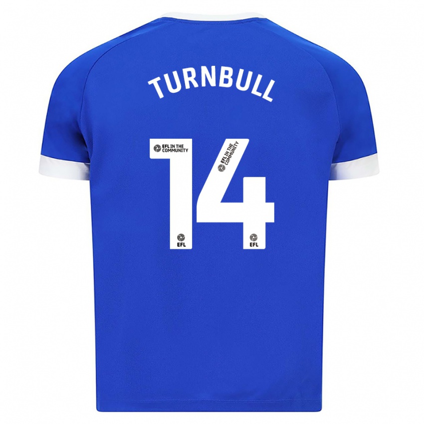 נשים דייוויד טרנבול #14 כחול לבן ג'רזי ביתית 2025/26 חולצה קצרה