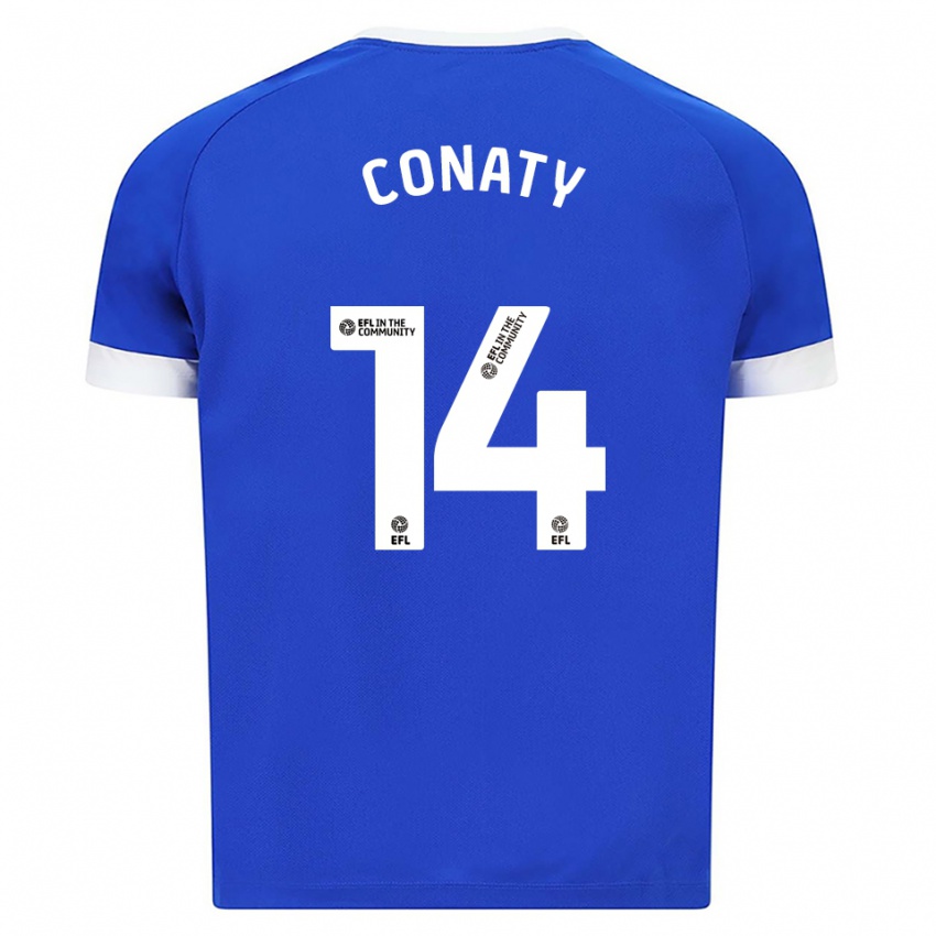 נשים קיאנו קונטי #14 כחול לבן ג'רזי ביתית 2025/26 חולצה קצרה