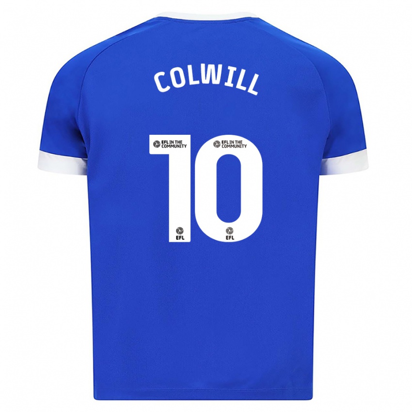 נשים רובין קולוויל #10 כחול לבן ג'רזי ביתית 2025/26 חולצה קצרה