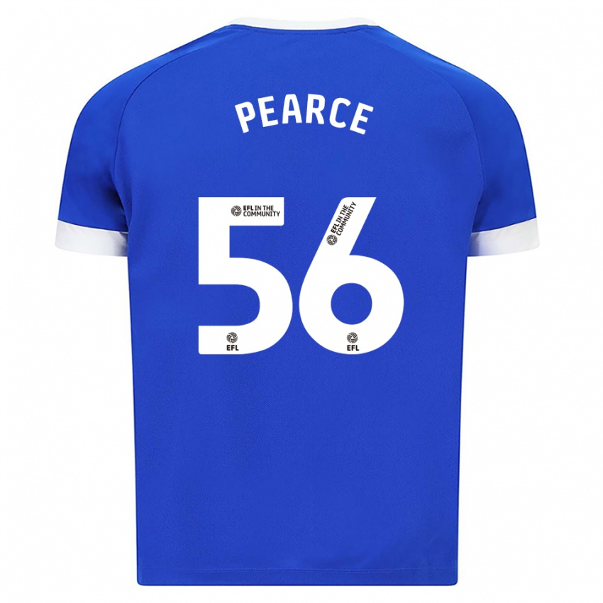 נשים Luke Pearce #56 כחול לבן ג'רזי ביתית 2025/26 חולצה קצרה