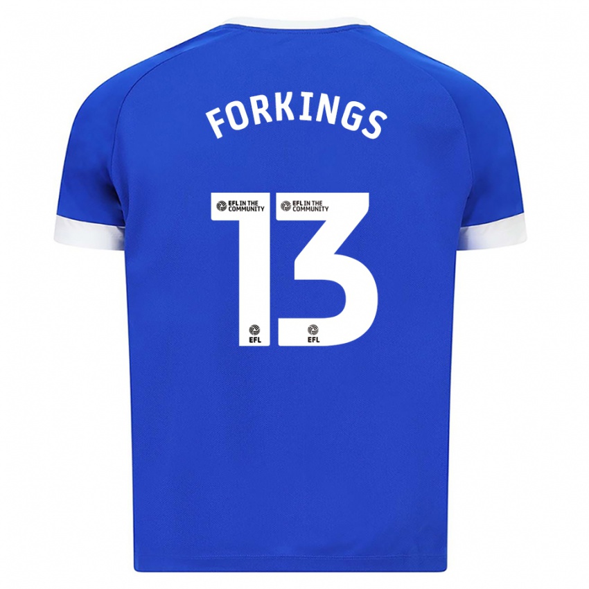 נשים אמיליה פורקינגס #13 כחול לבן ג'רזי ביתית 2025/26 חולצה קצרה