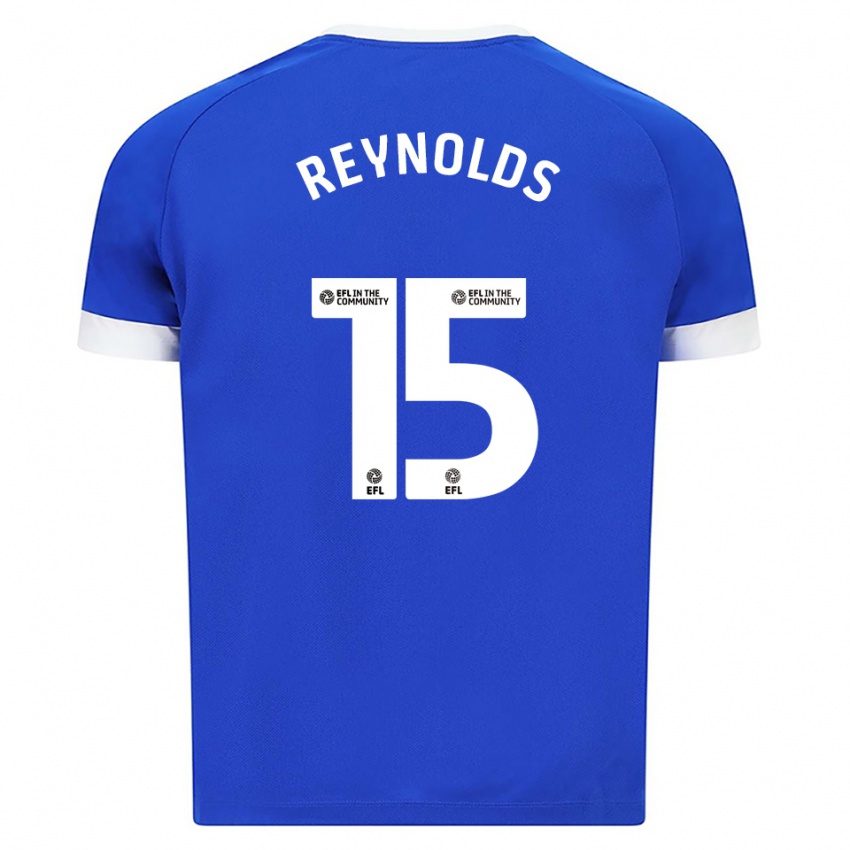 נשים אוליבר ריינולדס #15 כחול לבן ג'רזי ביתית 2025/26 חולצה קצרה