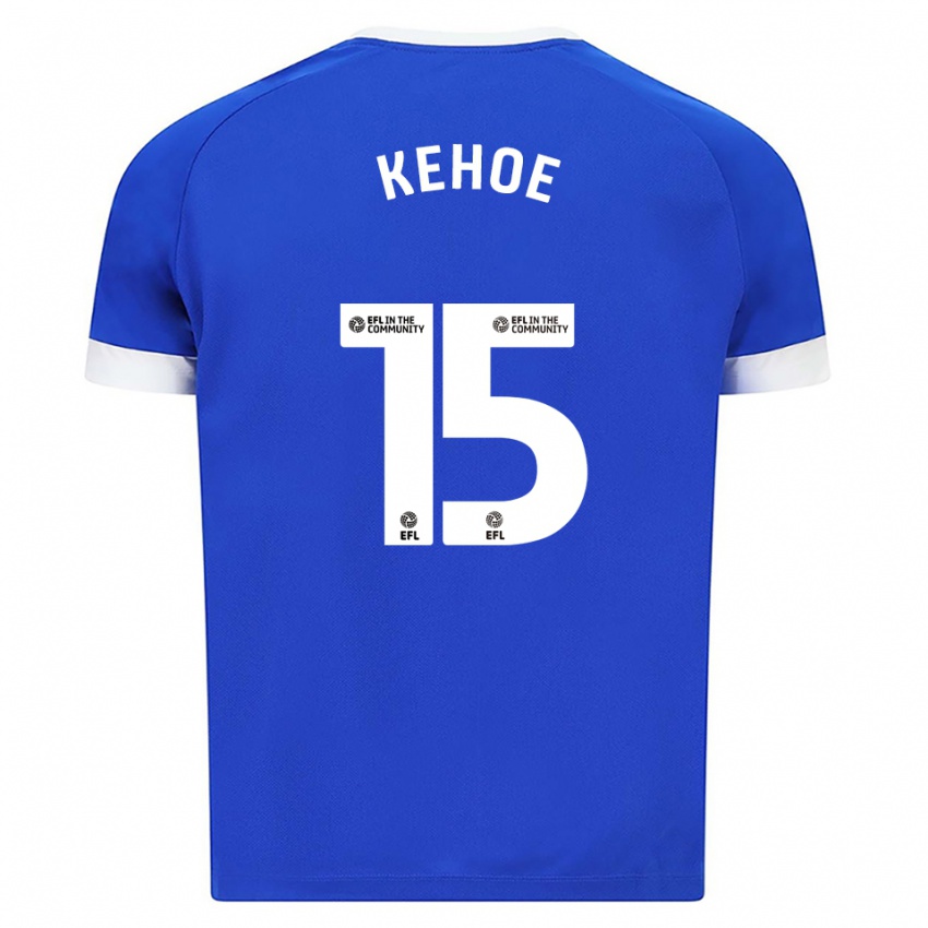 נשים מולי קהו #15 כחול לבן ג'רזי ביתית 2025/26 חולצה קצרה