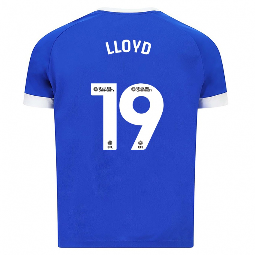 נשים Madison Lloyd #19 כחול לבן ג'רזי ביתית 2025/26 חולצה קצרה